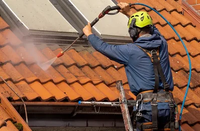 Démoussage et hydrofuge de toiture à Fligny